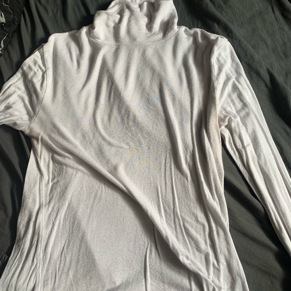 white long sleeve turtleneck